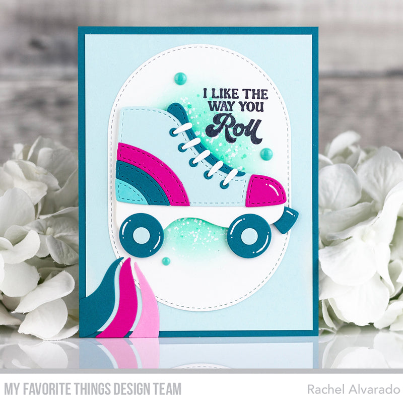 Handmade card from Rachel Alvarado featuring products from My Favorite Things #mftstamps