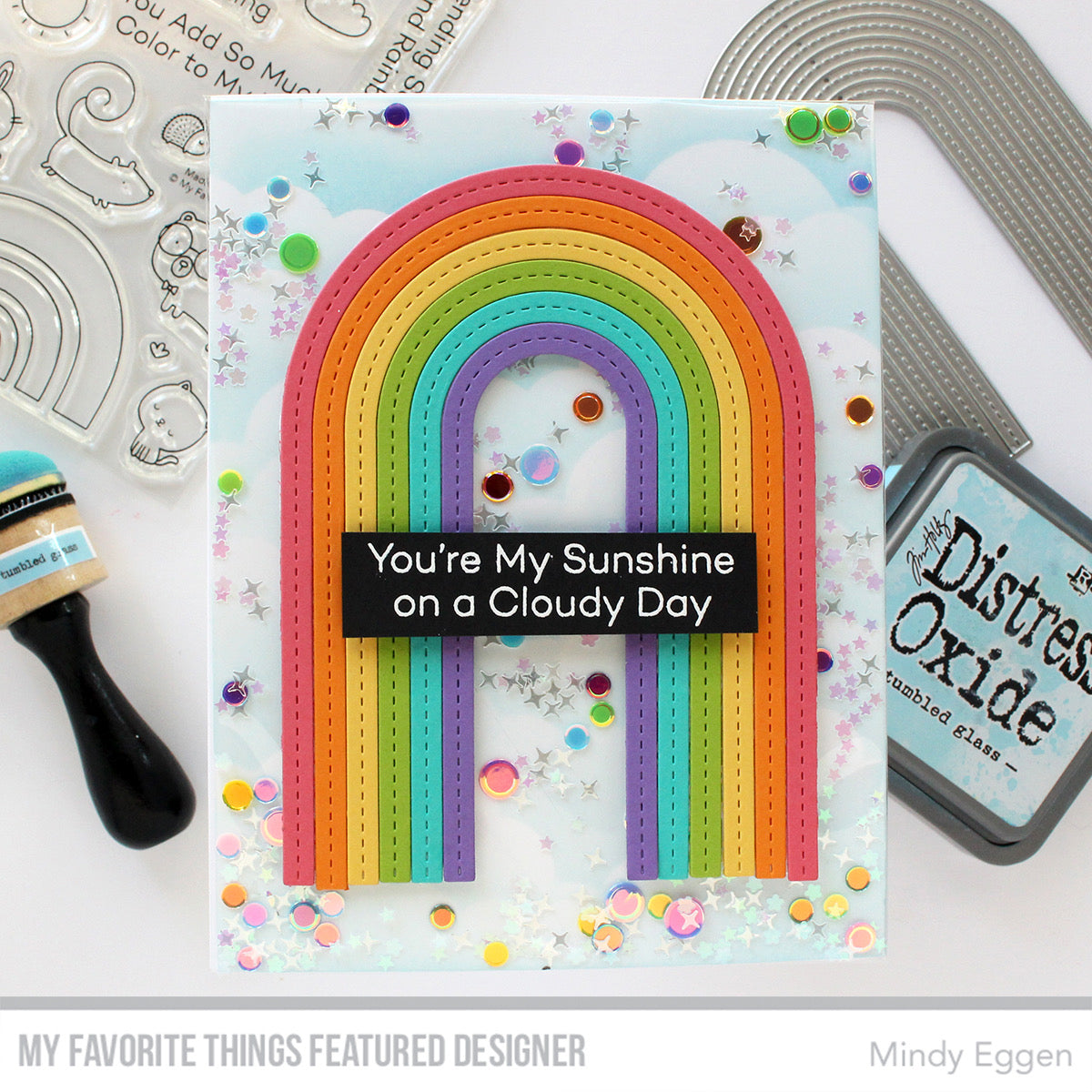 Handmade card from Mindy Eggen featuring products from My Favorite Things #mftstamps