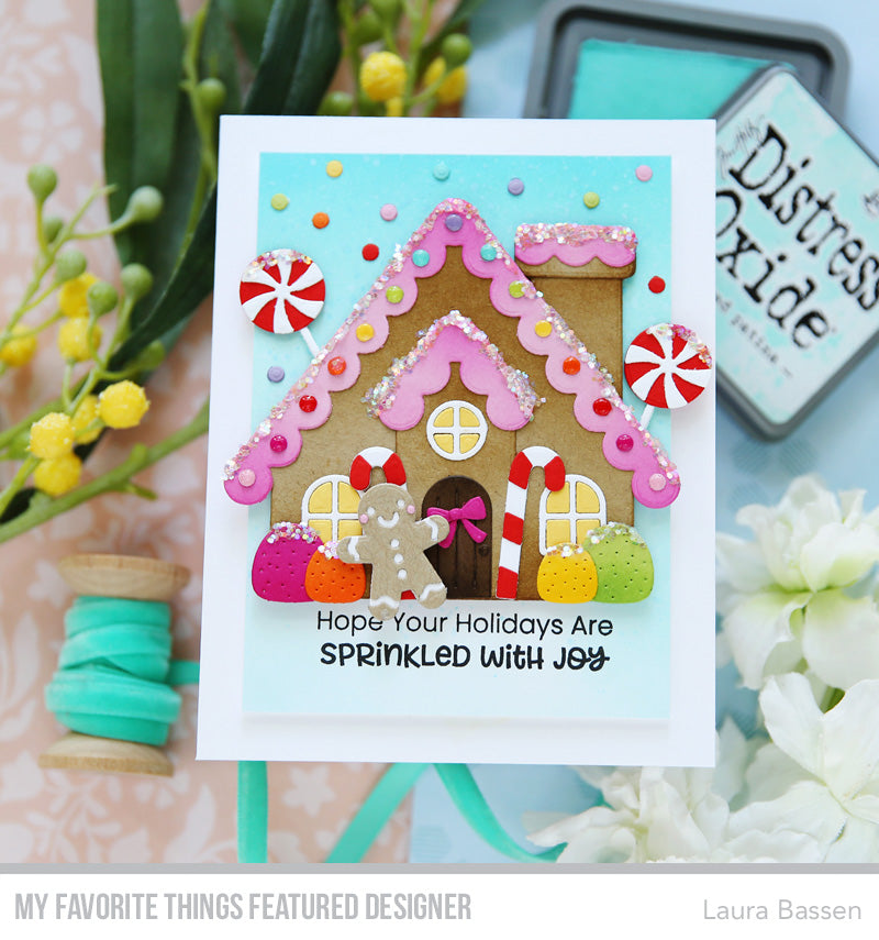 Handmade card from Laura Bassen featuring products from My Favorite Things #mftstamps