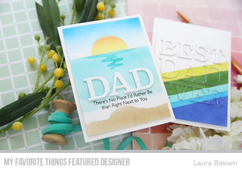 Handmade cards from Laura Bassen featuring products from My Favorite Things #mftstamps