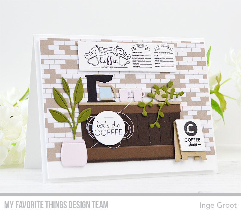 Handmade card from Inge Groot featuring products from My Favorite Things #mftstamps