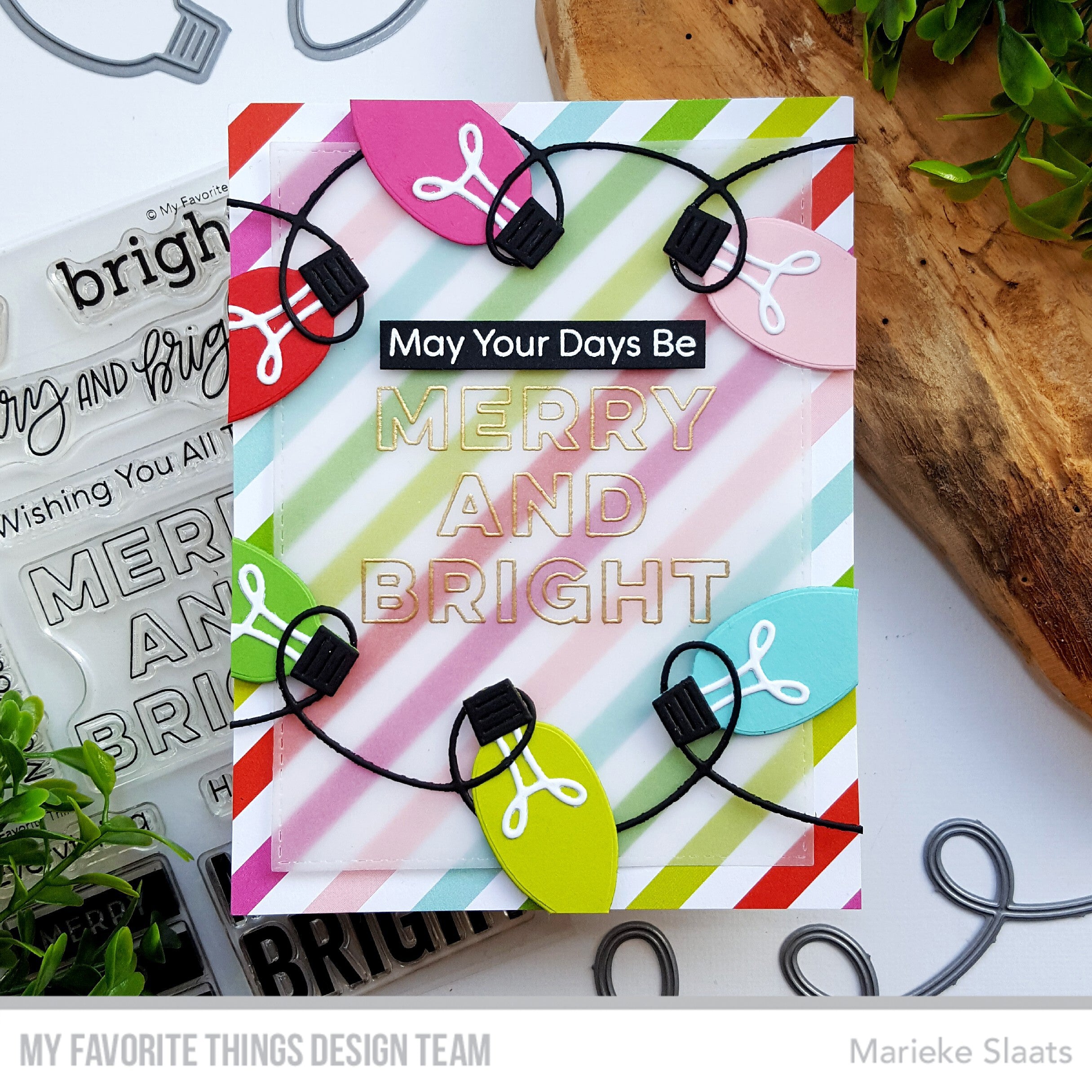 Handmade card from Marieke Slaats featuring products from My Favorite Things #mftstamps