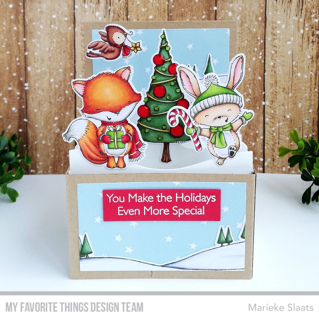 Handmade card from Marieke Slaats featuring products from My Favorite Things #mftstamps