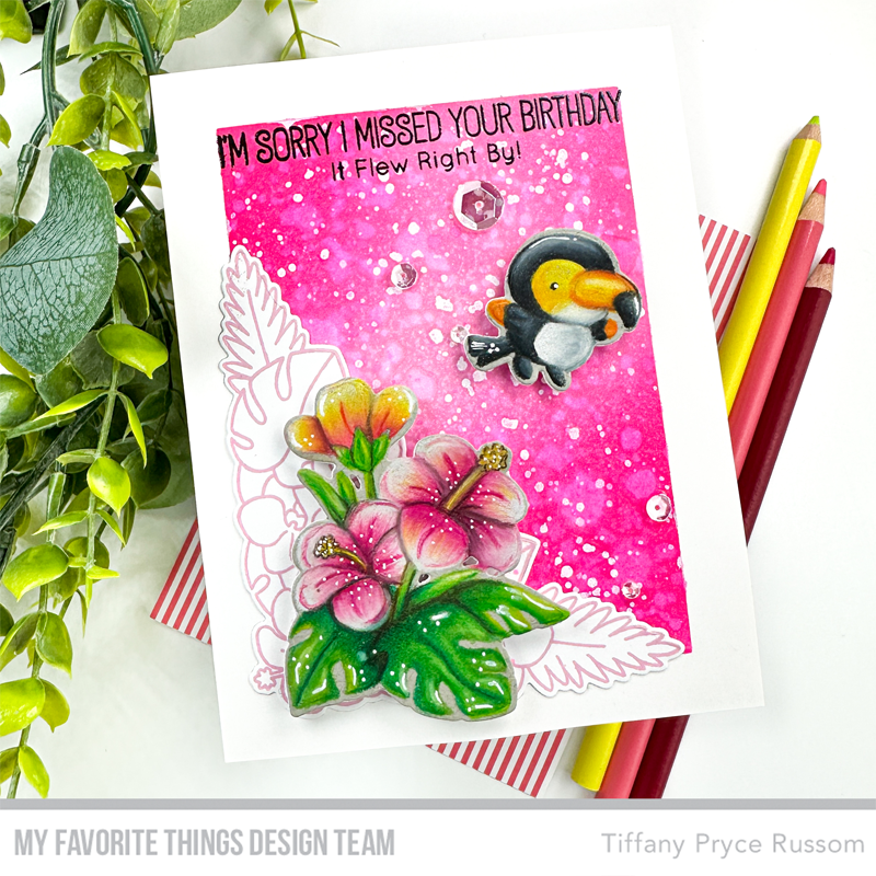 Handmade card from Tiffany Pryce Russom featuring products from My Favorite Things #mftstamps