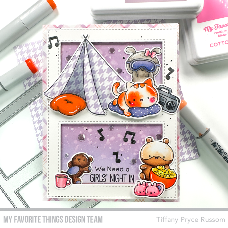 Handmade card from Tiffany Pryce Russom featuring products from My Favorite Things #mftstamps