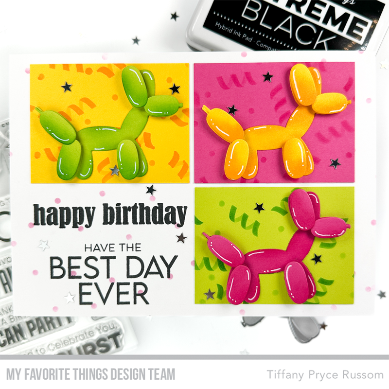 Handmade card from Tiffany Pryce Russom featuring products from My Favorite Things #mftstamps