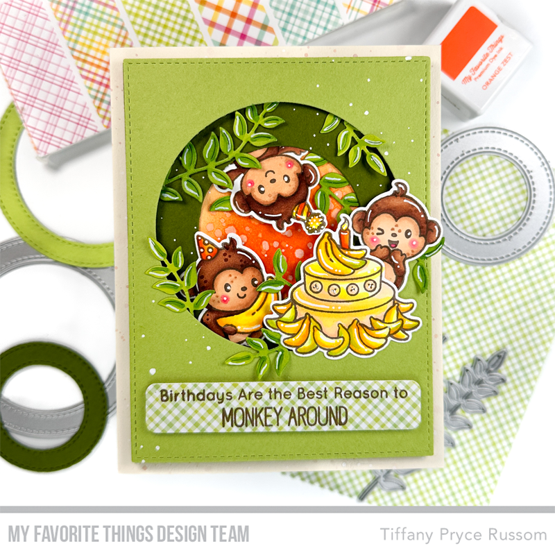 Handmade card from Tiffany Pryce Russom featuring products from My Favorite Things #mftstamps