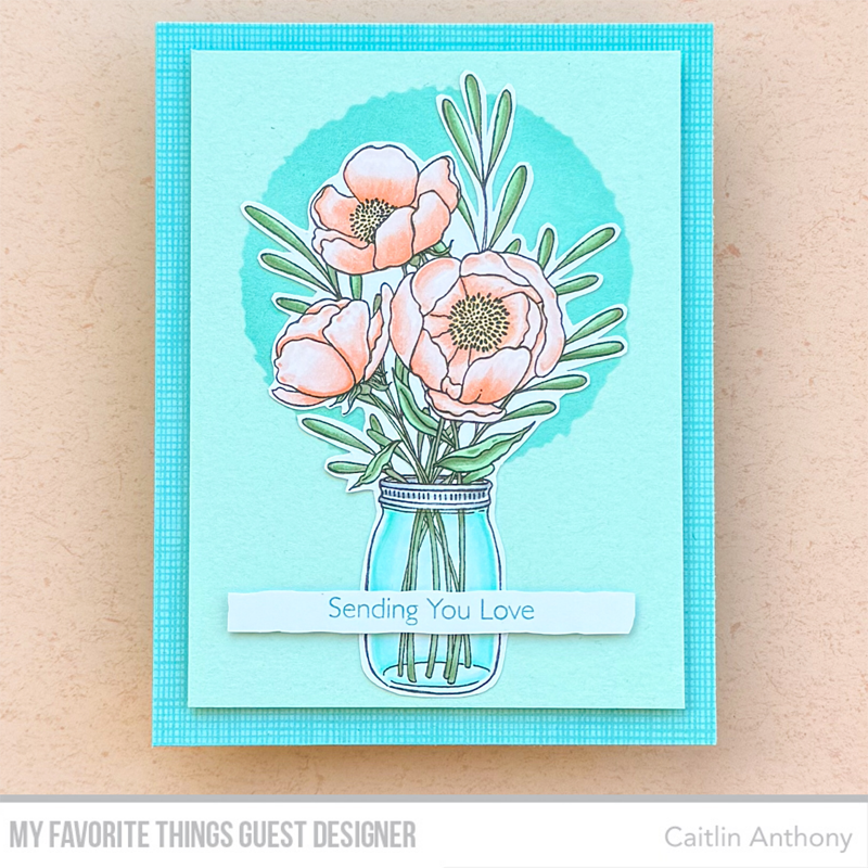 Handmade card from Caitlin Anthony featuring products from My Favorite Things #mftstamps