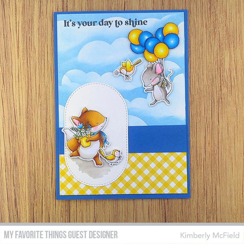 Handmade card from Kimberly McField featuring products from My Favorite Things #mftstamps