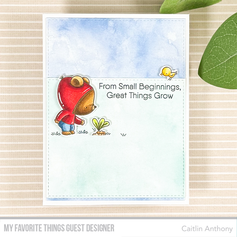 Handmade card from Caitlin Anthony featuring products from My Favorite Things #mftstamps