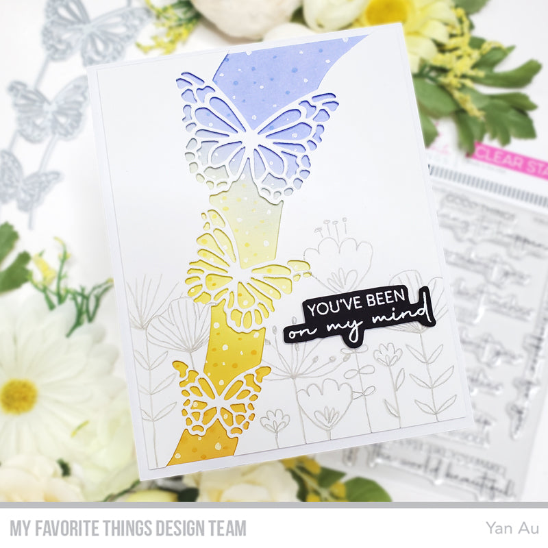 Handmade card from Yan Au featuring products from My Favorite Things #mftstamps