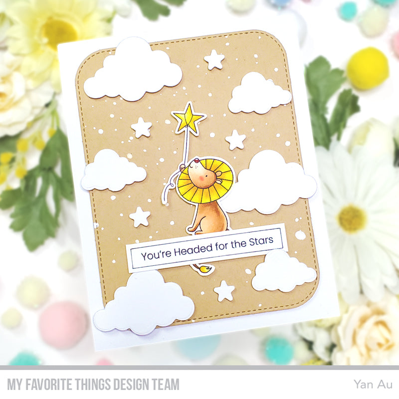 Handmade card from Yan Au featuring products from My Favorite Things #mftstamps