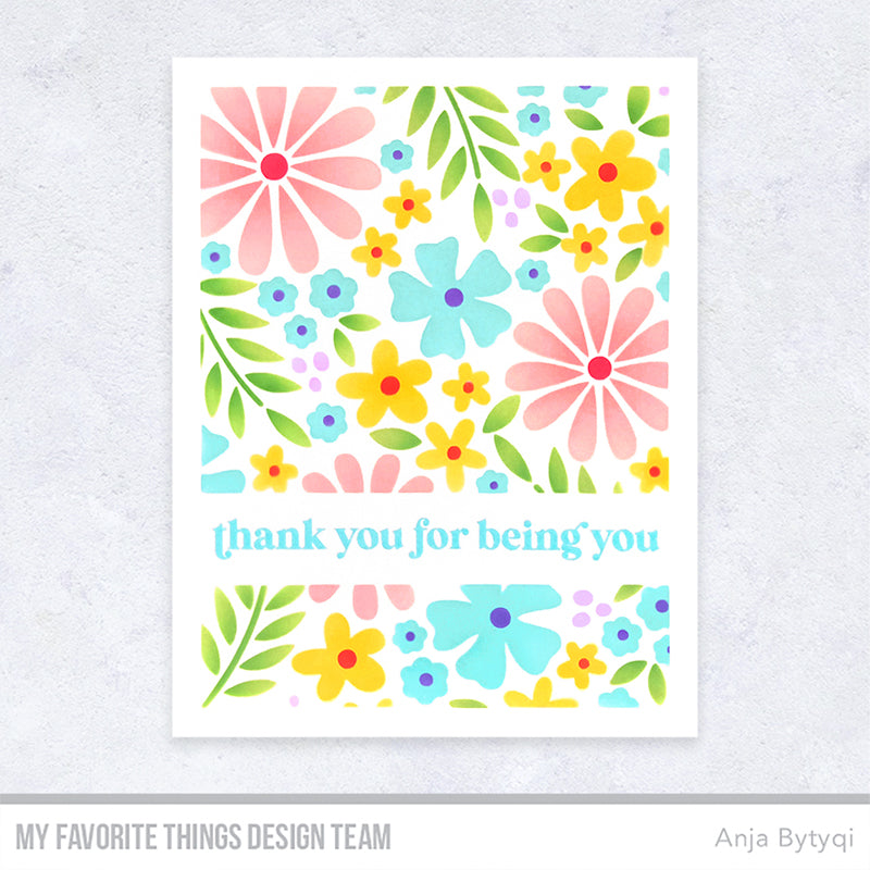 Handmade card from Anja Bytyqi featuring products from My Favorite Things #mftstamps