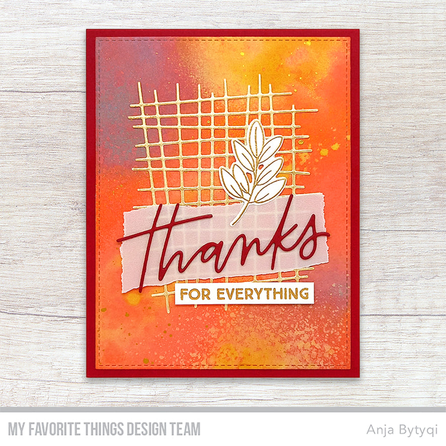 Handmade card from Anja Bytyqi featuring products from My Favorite Things #mftstamps