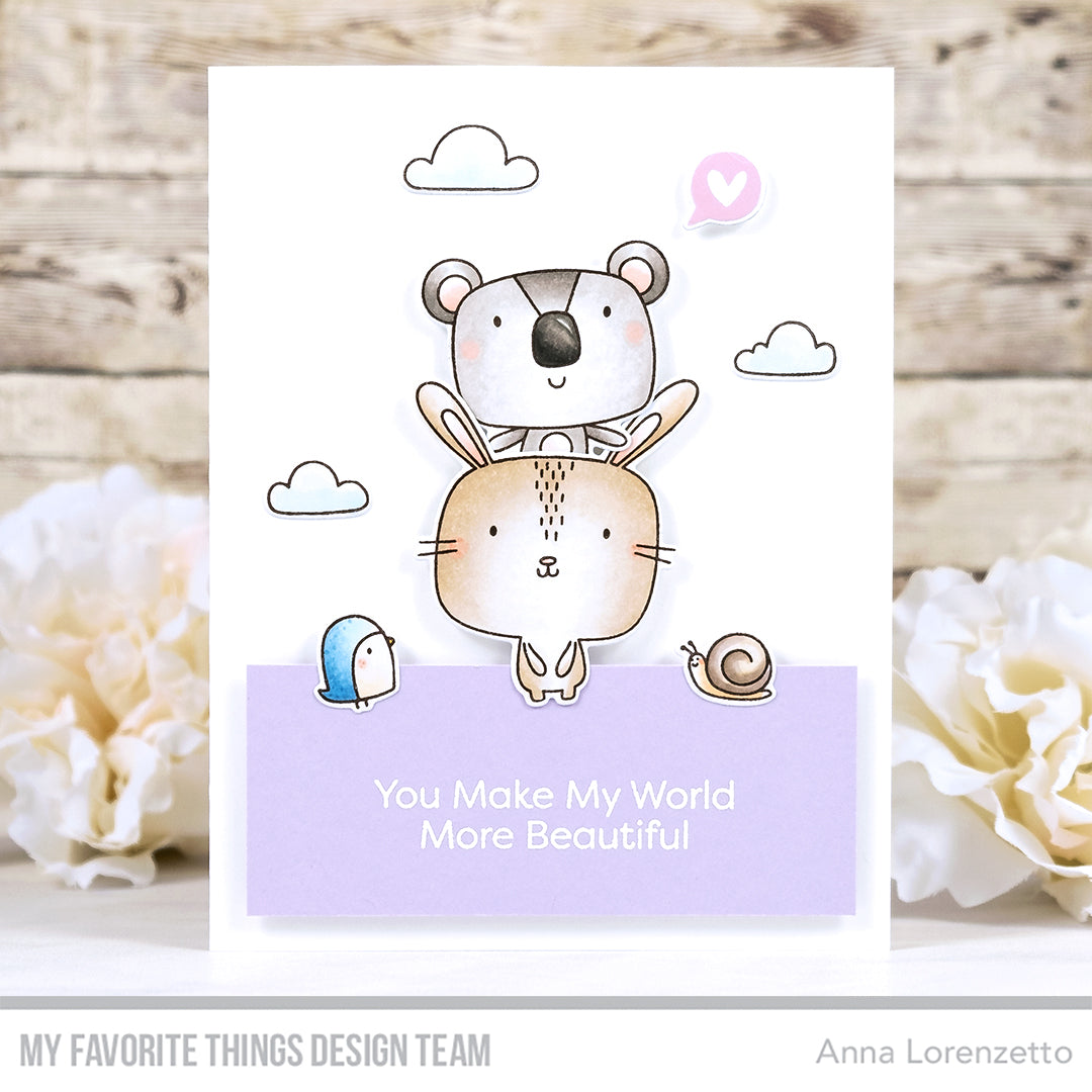 Handmade card from Anna Lorenzetto featuring products from My Favorite Things #mftstamps