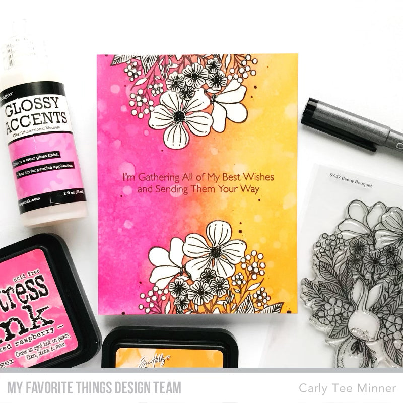 Handmade card from Carly Tee Minner featuring products from My Favorite Things #mftstamps