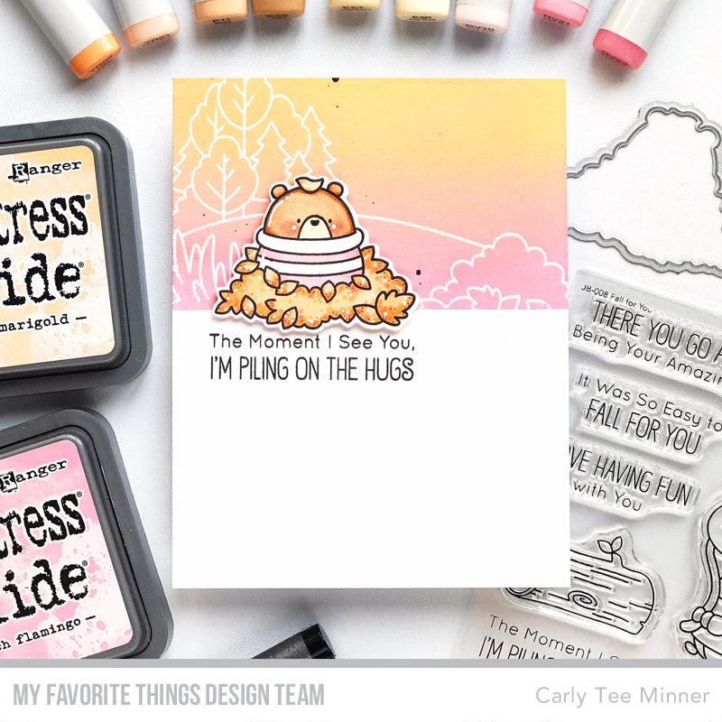 Handmade card from Carly Tee Minner featuring products from My Favorite Things #mftstamps