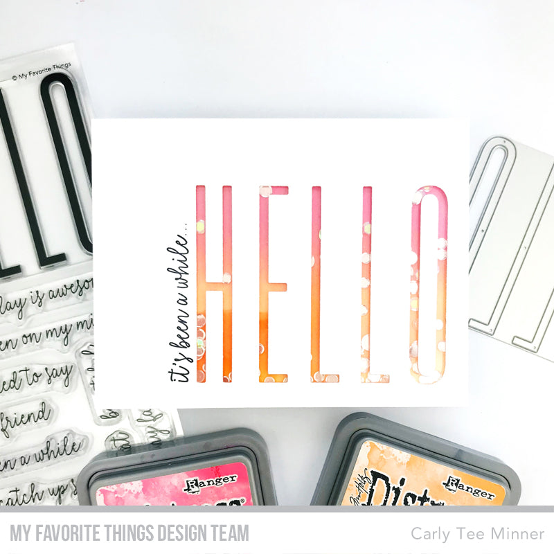 Handmade card from Carly Tee Minner featuring products from My Favorite Things #mftstamps