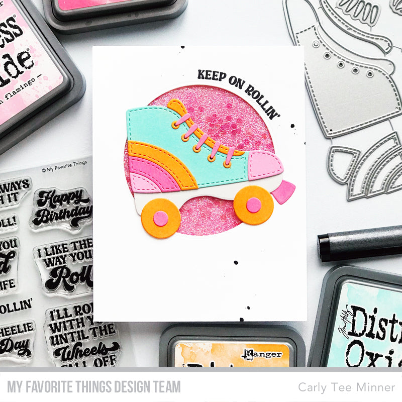 Handmade card from Carly Tee Minner featuring products from My Favorite Things #mftstamps