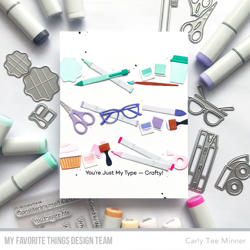 Handmade card from Carly Tee Minner featuring products from My Favorite Things #mftstamps