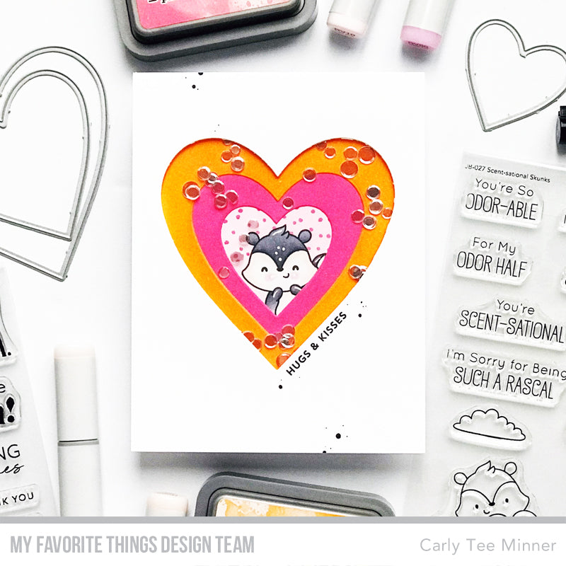 Handmade card from Carly Tee Minner featuring products from My Favorite Things #mftstamps