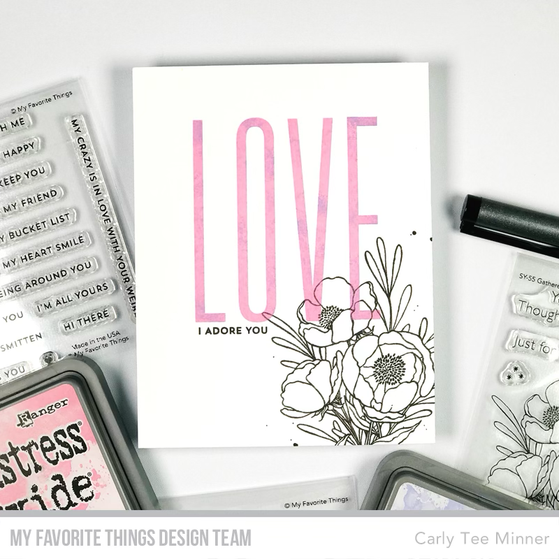 Handmade card from Carly Tee Minner featuring products from My Favorite Things #mftstamps