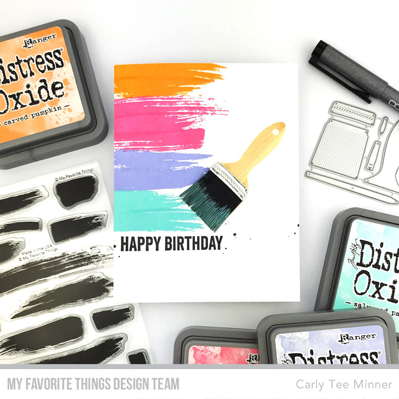 Handmade cared from Carly Tee Minner featuring products from My Favorite Things #mftstamps