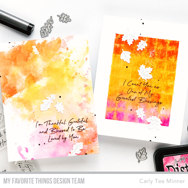 Handmade cards from Carly Tee Minner featuring products from My Favorite Things #mftstamps
