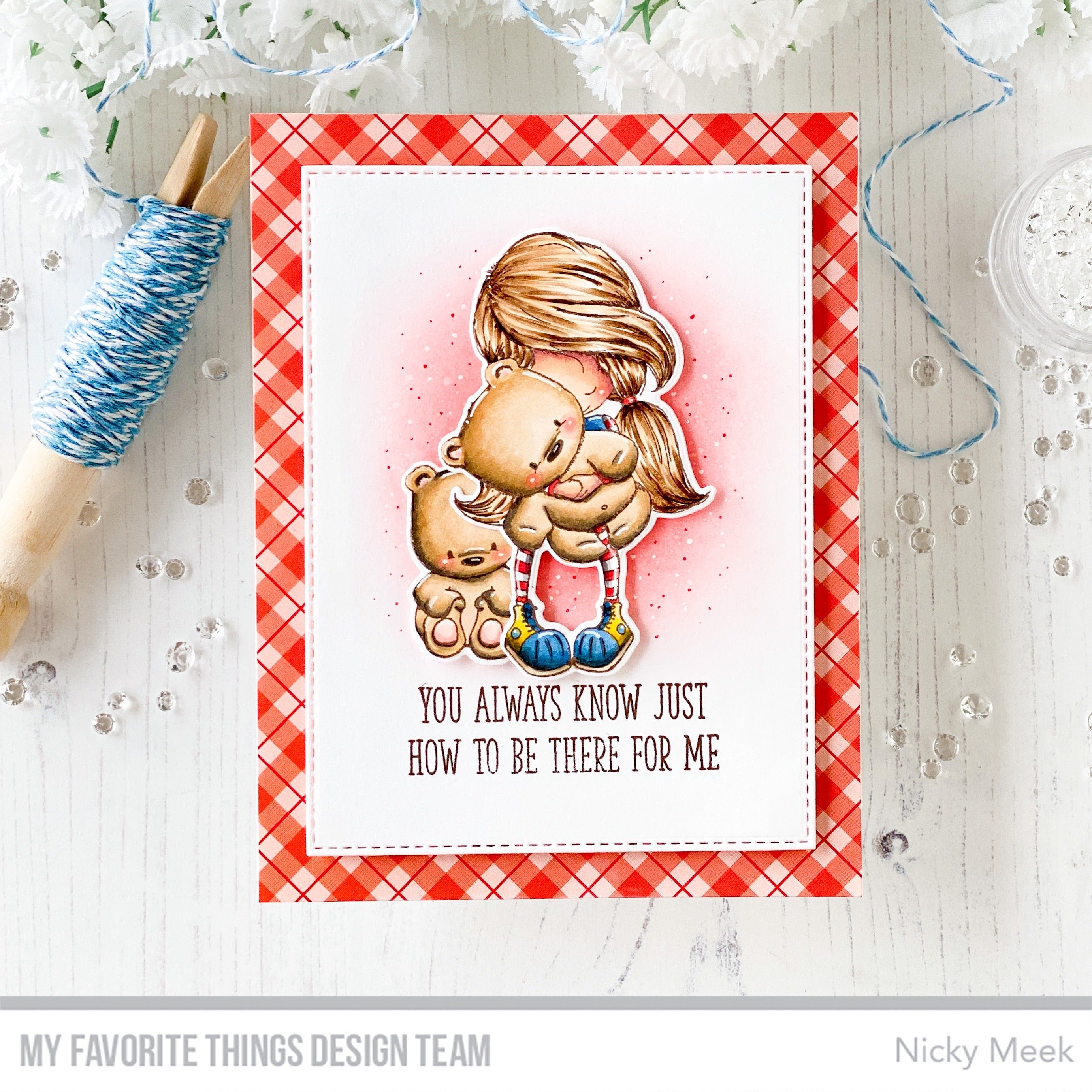 Handmade card from Nicky Meek featuring products from My Favorite Things #mftstamps