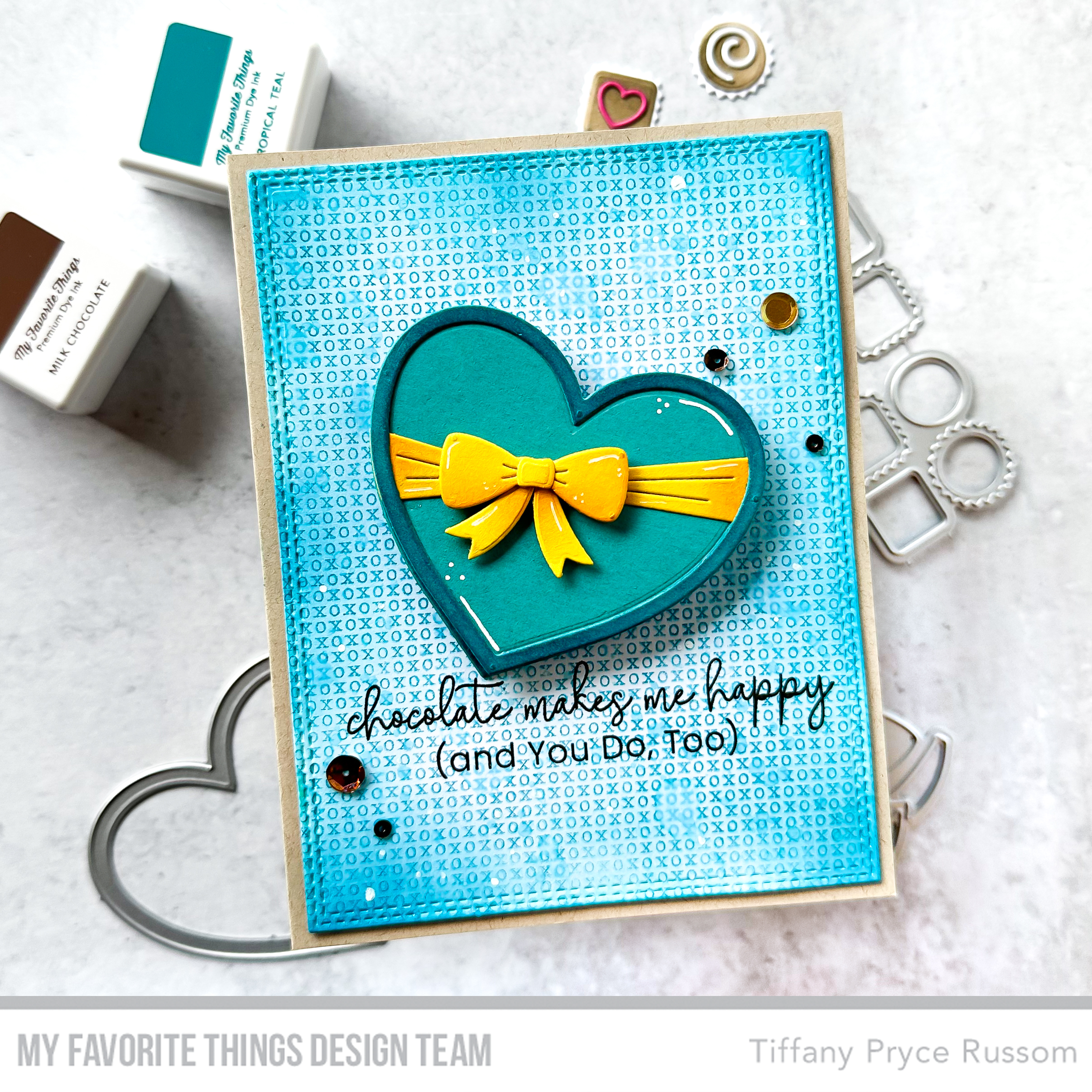 Handmade card from Tiffany Pryce Russom featuring products from My Favorite Things #mftstamps