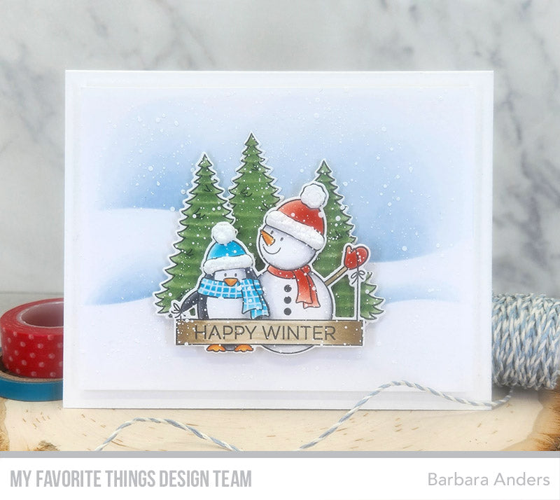 Handmade card from Barbara Anders featuring products from My Favorite Things #mftstamps