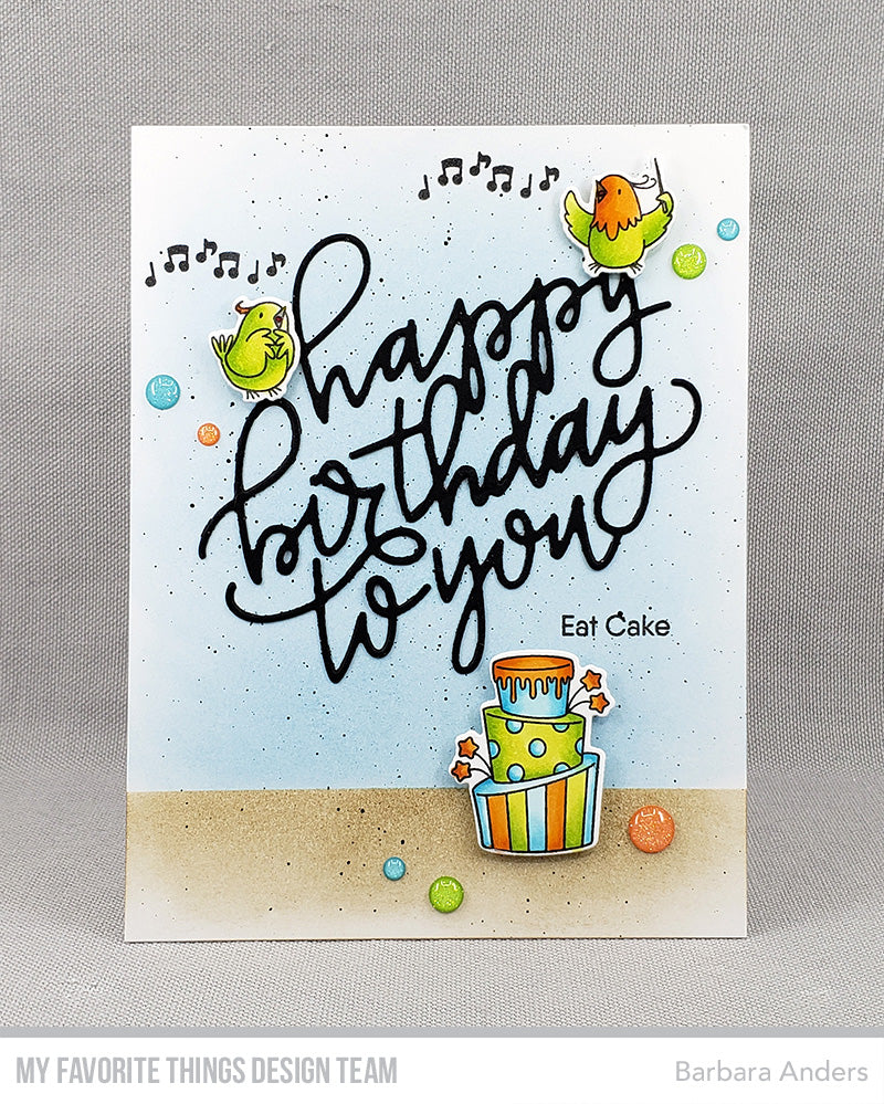 Handmade card from Barbara Anders featuring products from My Favorite Things #mftstamps