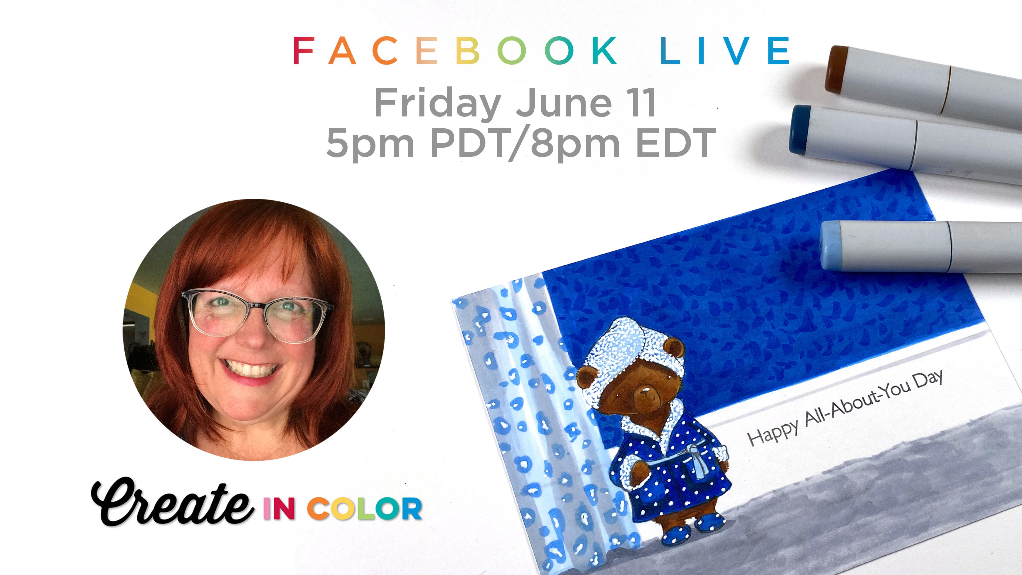 Facebook Live with Sandy Allnock featuring products from My Favorite Things #mftstamps