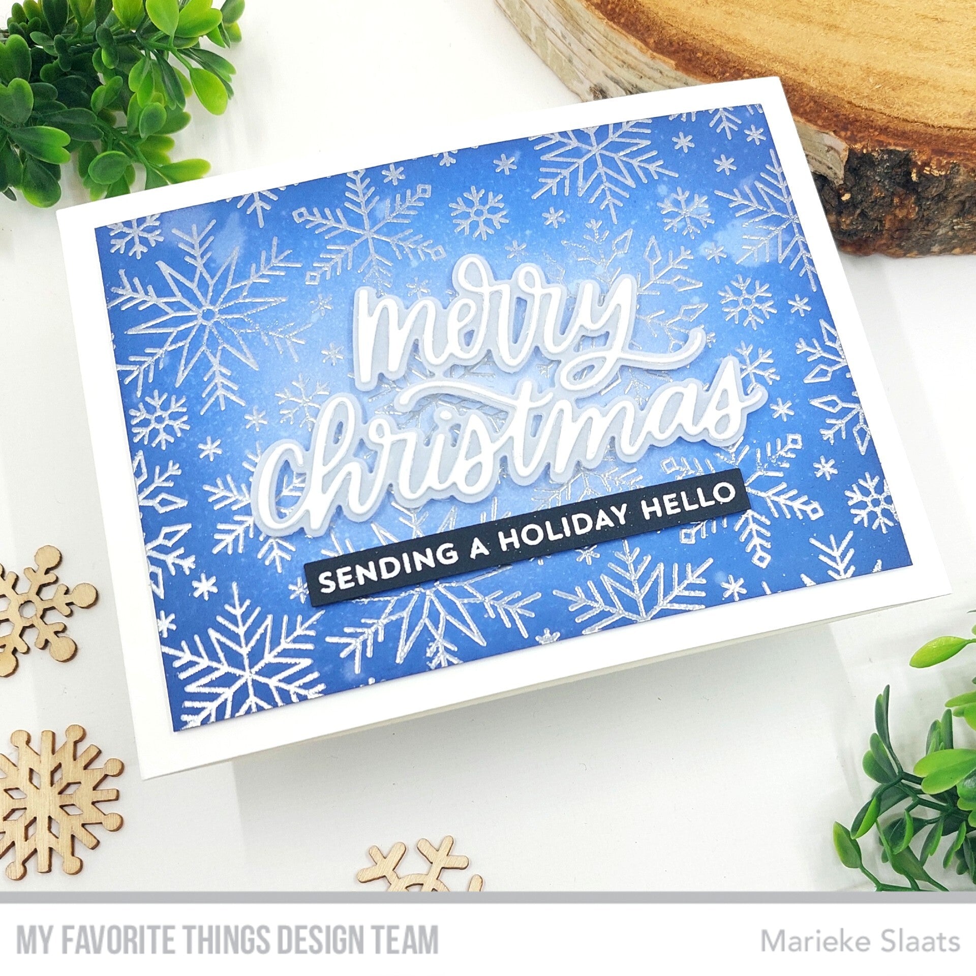 Handmade card from Marieke Slaats featuring products from My Favorite Things #mftstamps