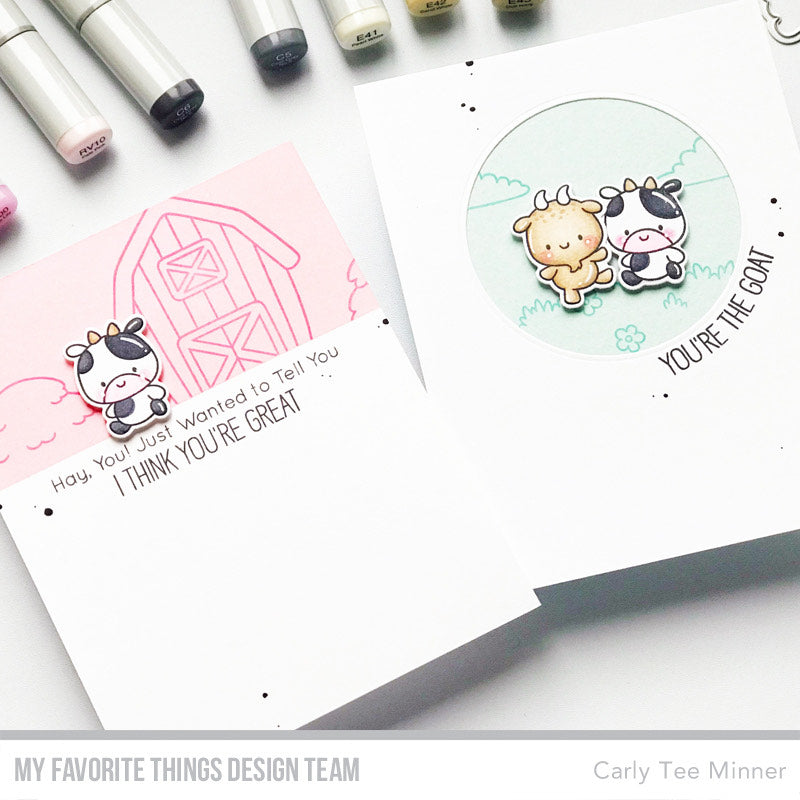 Handmade card from Carly Tee Minner featuring products from My Favorite Things #mftstamps