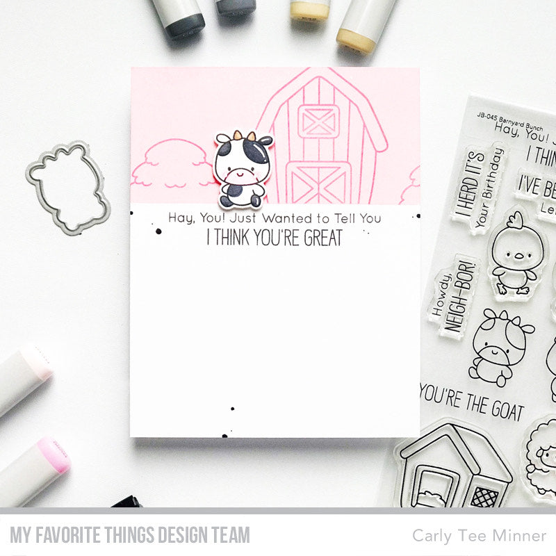 Handmade card from Carly Tee Minner featuring products from My Favorite Things #mftstamps