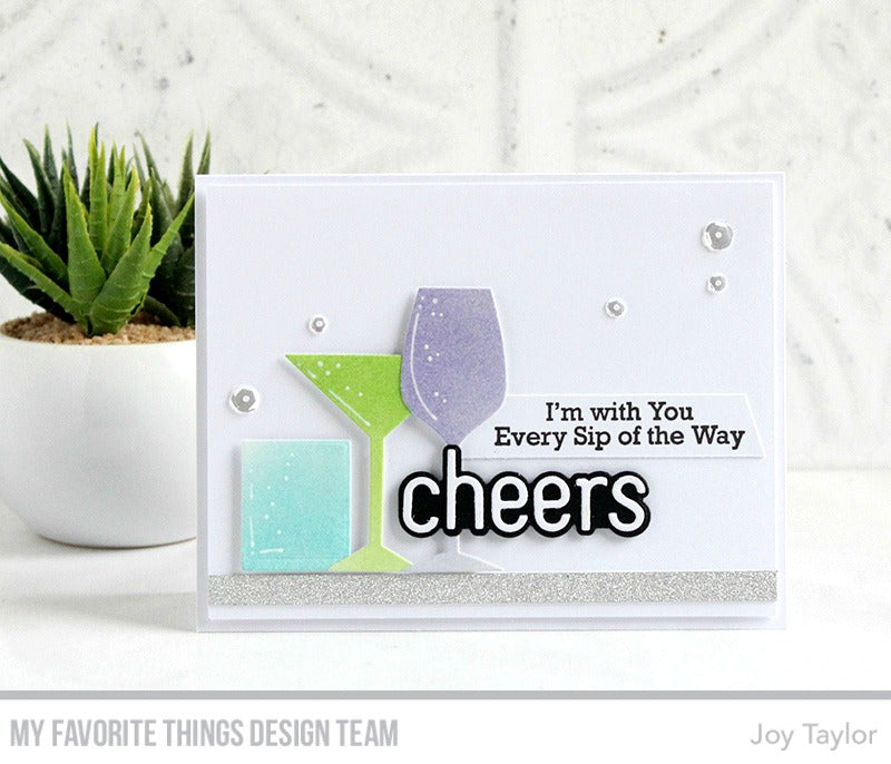 Handmade card from Joy Taylor featuring products from My Favorite Things #mftstamps