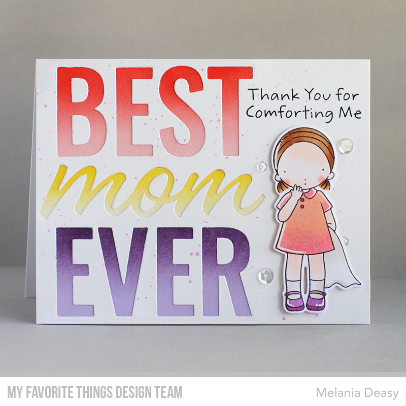 Handmade card from Melania Deasy featuring products from My Favorite Things #mftstamps