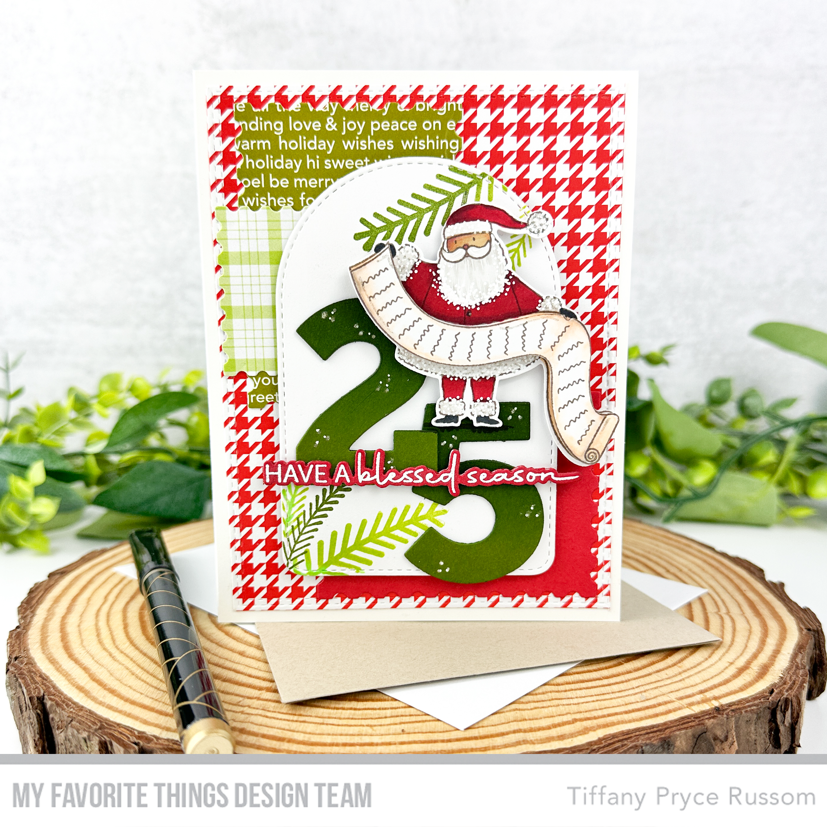 Handmade card from Tiffany Pryce Russom featuring products form My Favorite Things #mftstamps