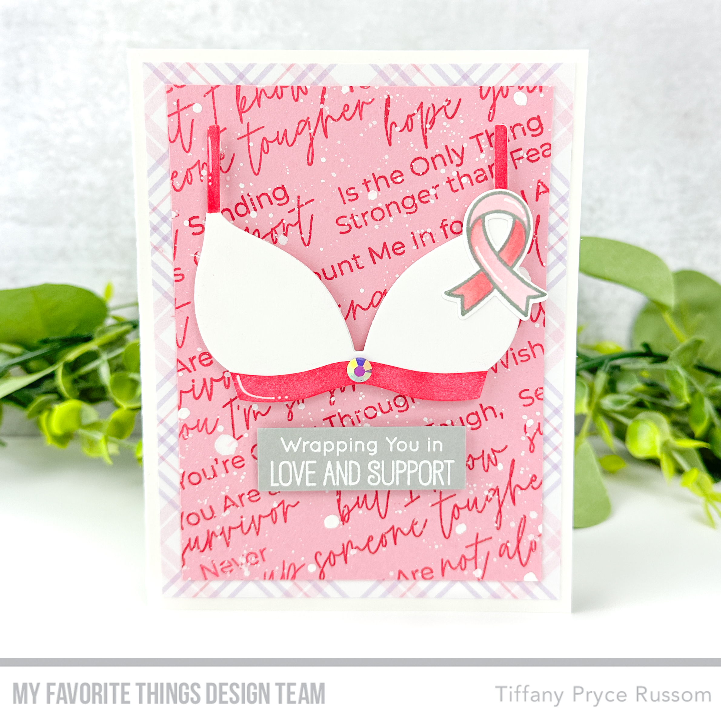 Handmade card from Tiffany Pryce Russom featuring products from my Favorite Things #mftstamps