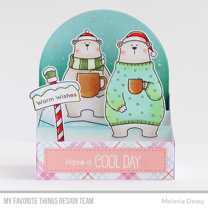 Handmade card from Melania Deasy featuring products from My Favorite Things #mftstamps