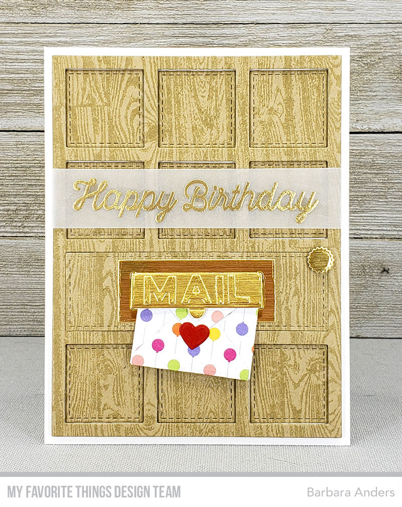 Handmade card from Barbara Anders featuring products from My Favorite Things #mftstamps