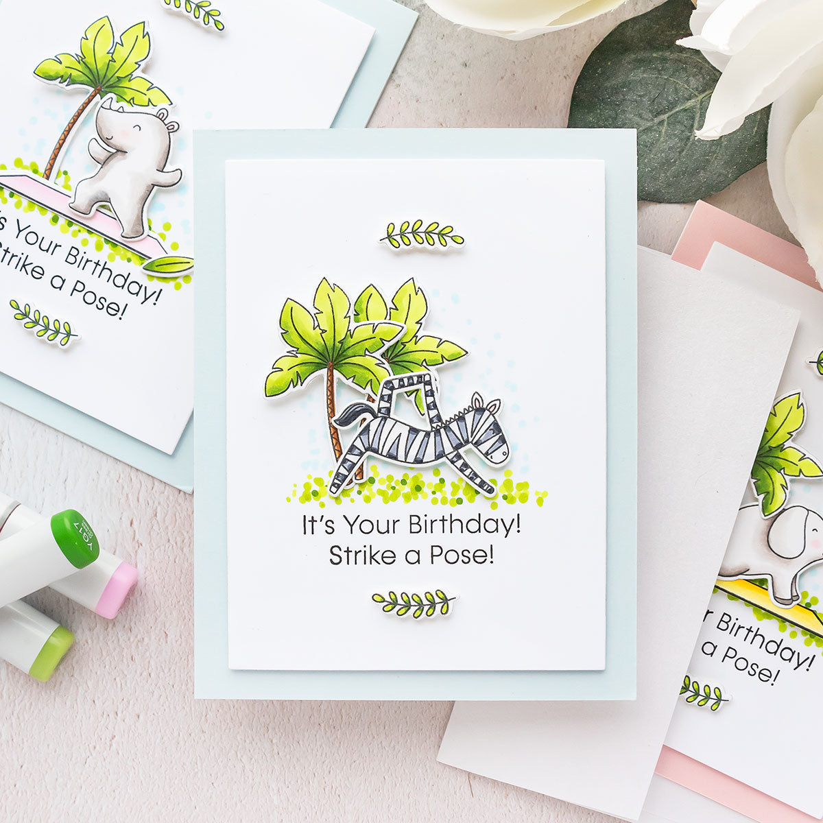 Handmade cards from Yana Smakula featuring products from My Favorite Things #mftstamps