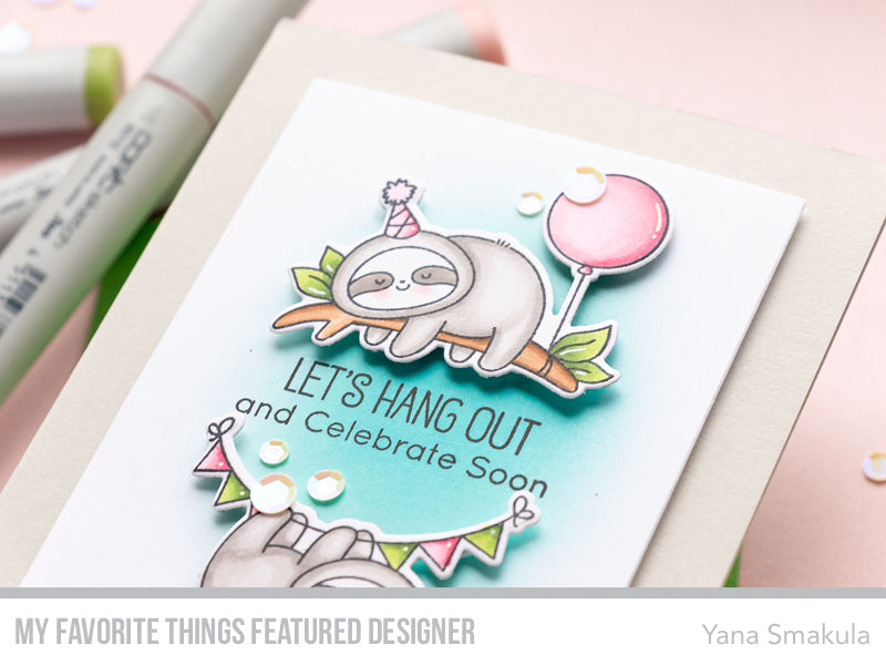 Handmade card from Yana Smakula featuring products from My Favorite Things #mftstamps