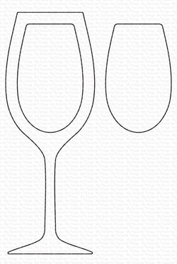 Wine Glass Shaker Window & Frame Die-namics