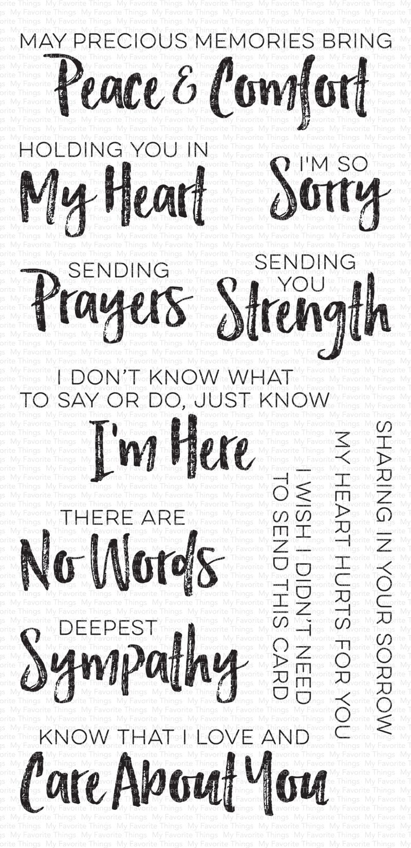 Deepest Sympathy Mft Stamps