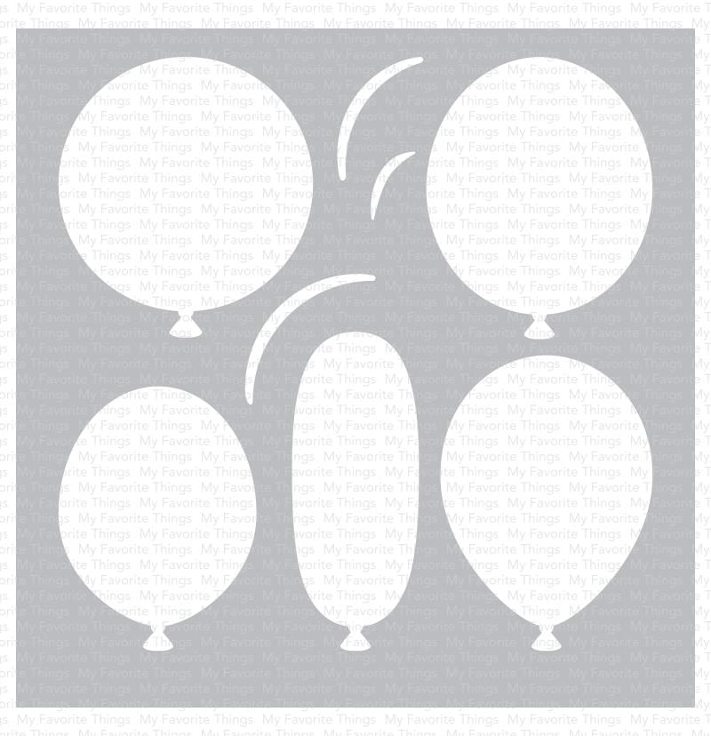 Big Balloons Stencil