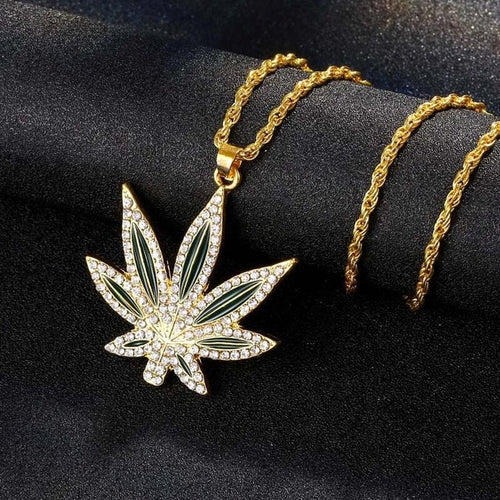 Iced Out 420 Weed Chain