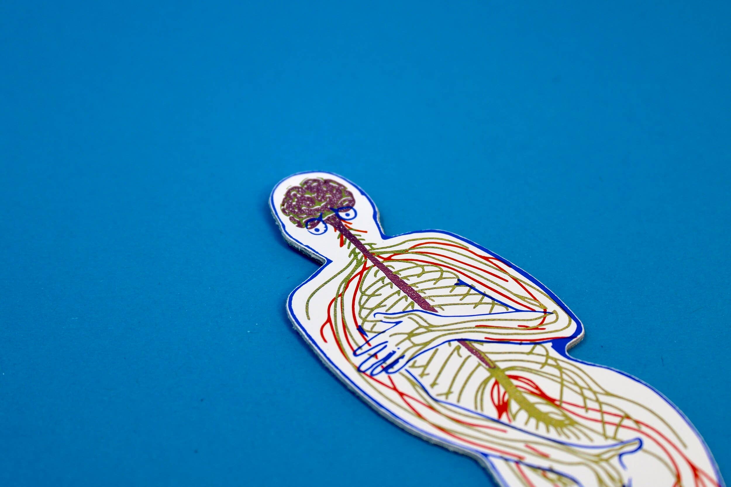 No Need To Be Nervous Bookmark - White