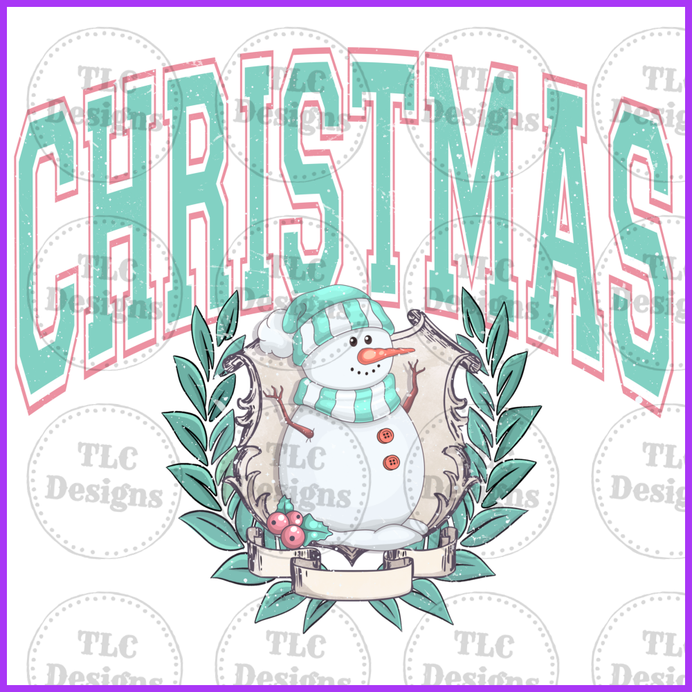 Christmas University Snowman